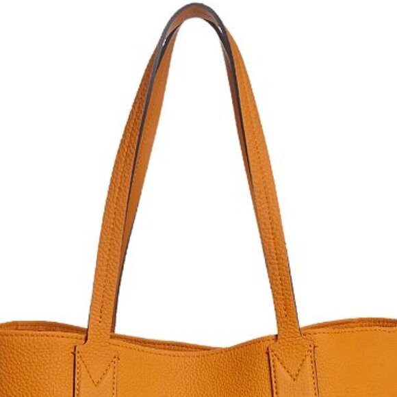 Longchamp Essential Leather Tote in Orange/Silver - Picture 13 of 16
